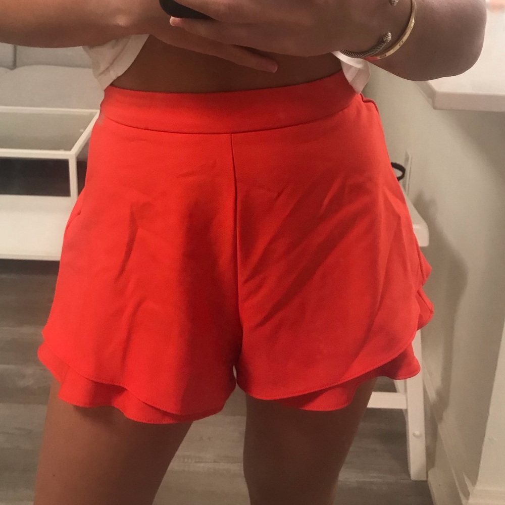 Red Zara shorts- NWOT